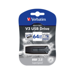 USB Stik  64GB V3, USB3.2 Gen1, Verbatim